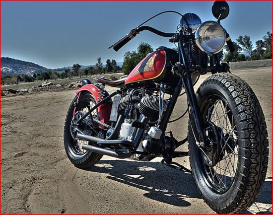 AMA Motorcycle Hall Of Fame 2013 raffle - 1943 Indian -.Front  